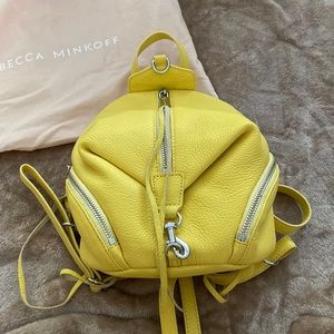NWOT Yellow Rebecca Minkoff Backpack